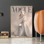 vintage vogue mode poster