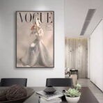 vintage vogue mode poster