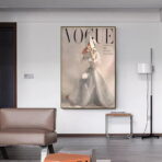 vintage vogue mode poster