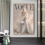 vintage vogue mode poster