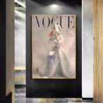 vintage vogue mode poster