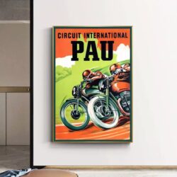 vintage biker poster 1