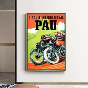 vintage biker poster 1