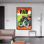 vintage biker poster 1