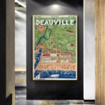 vintage deauville poster 1