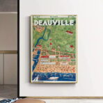 vintage deauville poster 1
