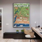vintage deauville poster 1