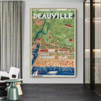 vintage deauville poster 1