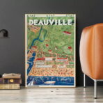 vintage deauville poster 1