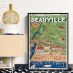 vintage deauville poster 1