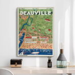 vintage deauville poster 1