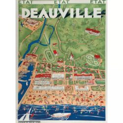 vintage deauville poster 1