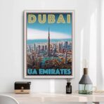 poster dubai vintage 1