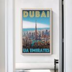 poster dubai vintage 1
