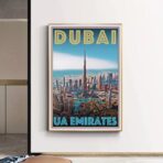 poster dubai vintage 1