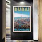 poster dubai vintage 1