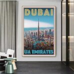 poster dubai vintage 1