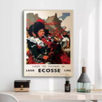vintage schottland poster