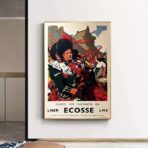 vintage schottland poster