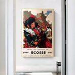vintage schottland poster