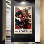 vintage schottland poster
