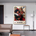 vintage schottland poster