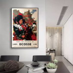 vintage schottland poster