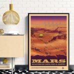 vintage weltraum poster