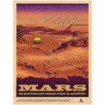 vintage weltraum poster