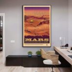 vintage weltraum poster