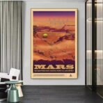 vintage weltraum poster