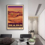 vintage weltraum poster