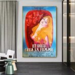 poster und gott erschuf die frau