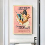 poster film diamanten auf sofa