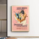 poster film diamanten auf sofa