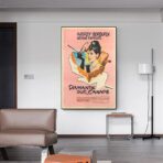 poster film diamanten auf sofa