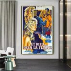 filmplakat und gott erschuf die frau