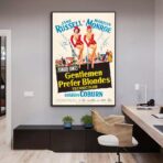 filmplakat manner bevorzugen blondinen