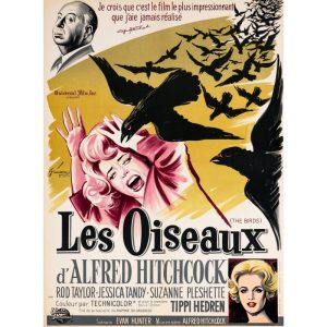 poster film the birds hitchcock 1