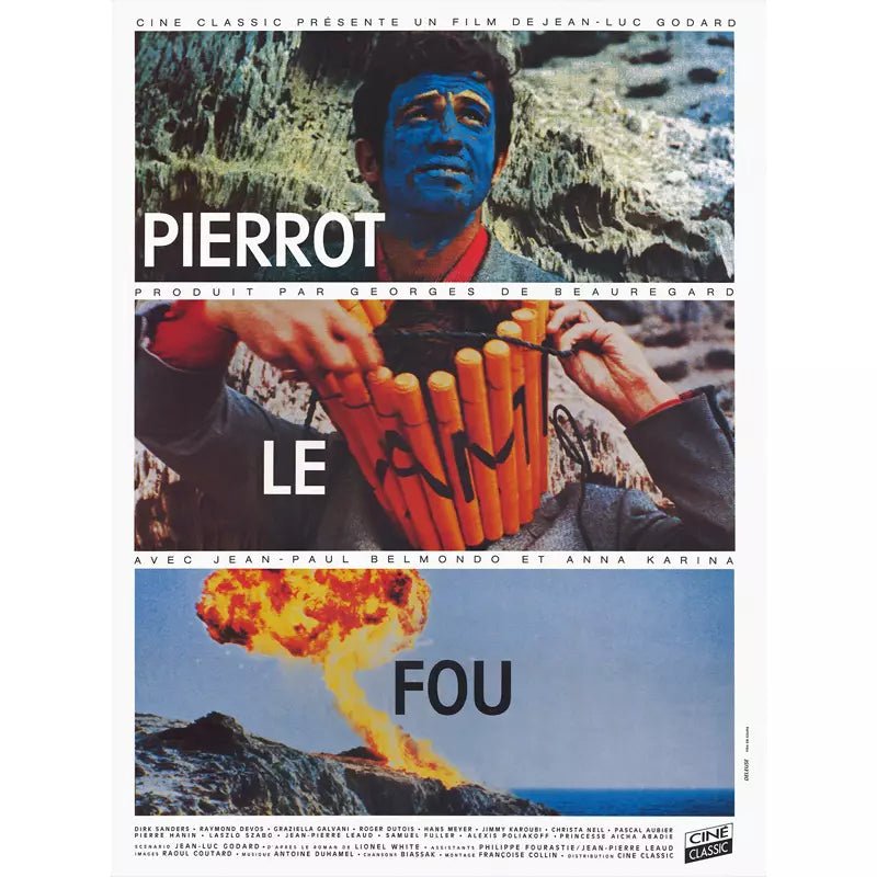 plakatfilm pierrot le fou plakatfilm pierrot le fou