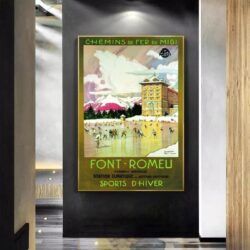 vintage poster schriftart remeu 1