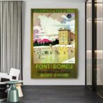 vintage poster schriftart remeu 1