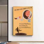 vintage fussballplakat 1