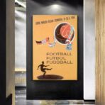 vintage fussballplakat 1
