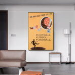vintage fussballplakat 1
