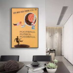 vintage fussballplakat 1
