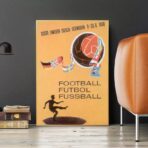 vintage fussballplakat 1