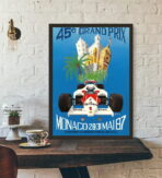 vintage formel 1 poster