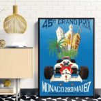 vintage formel 1 poster