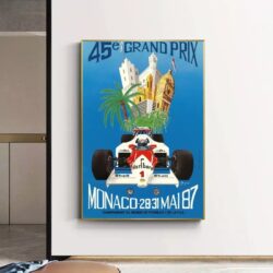vintage formel 1 poster